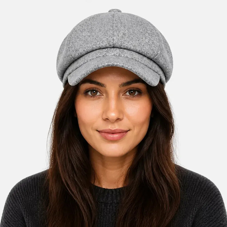 La boîte à chapeaux Beret Gavroche Femme - Octogonal Coupe-Vent a Petite Visiere