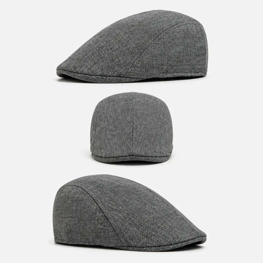 La boîte à chapeaux Casquette Gavroche Lin - Cabbie Respirante pour l'Ete