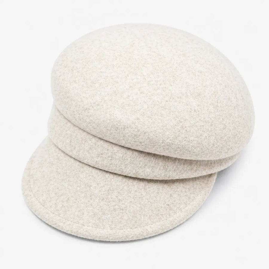 La boîte à chapeaux Casquette Gavroche pour Femme - en Laine, Style Peintre Vintage