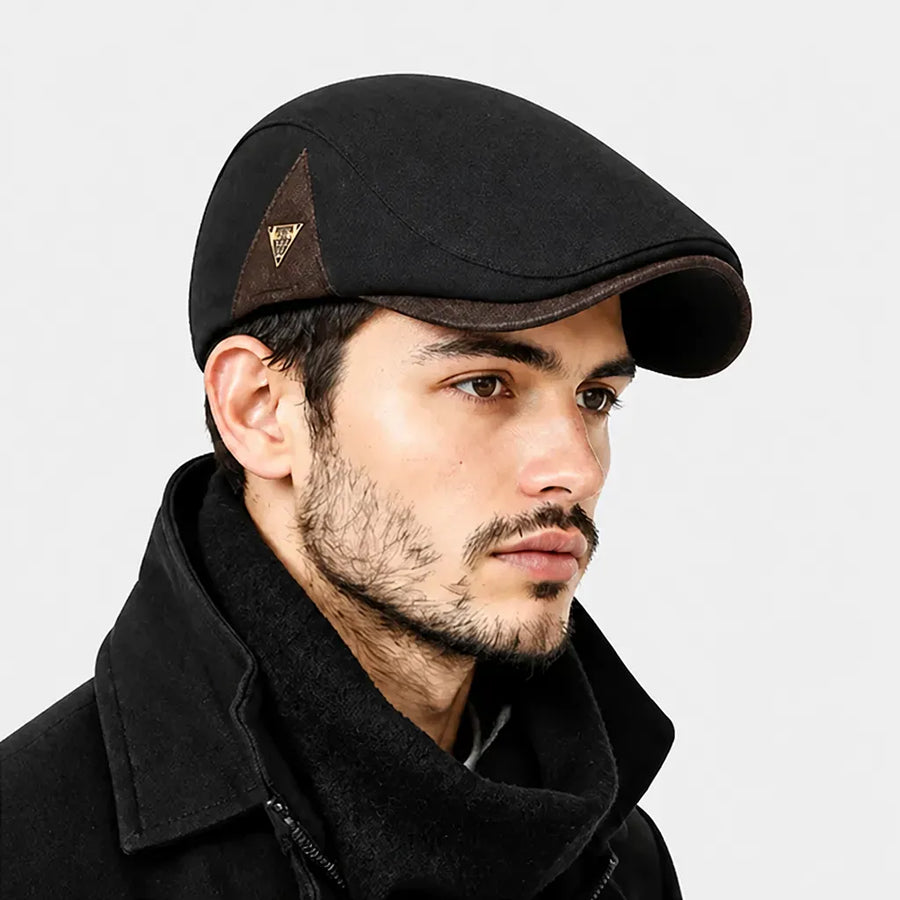La boîte à chapeaux Casquette Homme Gavroche - en Laine Epaisse et Chaude pour l'Hiver