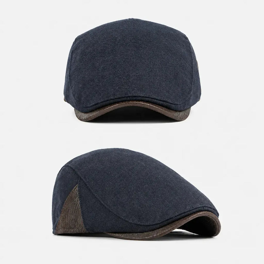 La boîte à chapeaux Casquette Homme Gavroche - en Laine Epaisse et Chaude pour l'Hiver