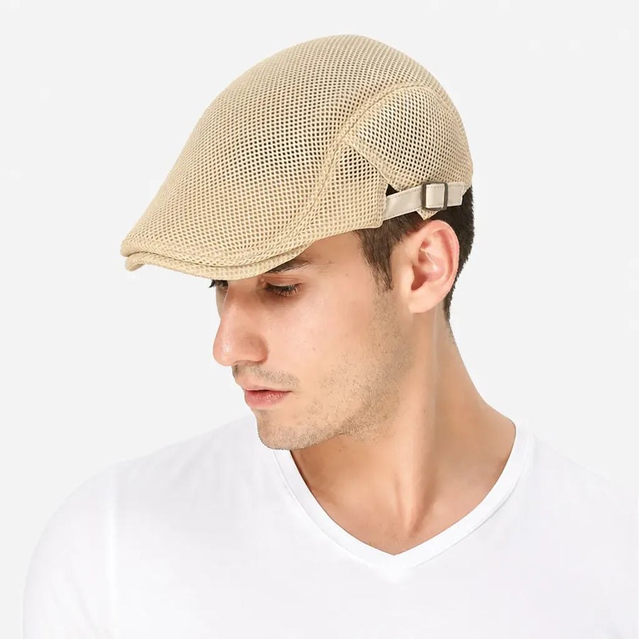 La boîte à chapeaux Casquette Homme Irlandaise - Maille Respirante pour l'Ete