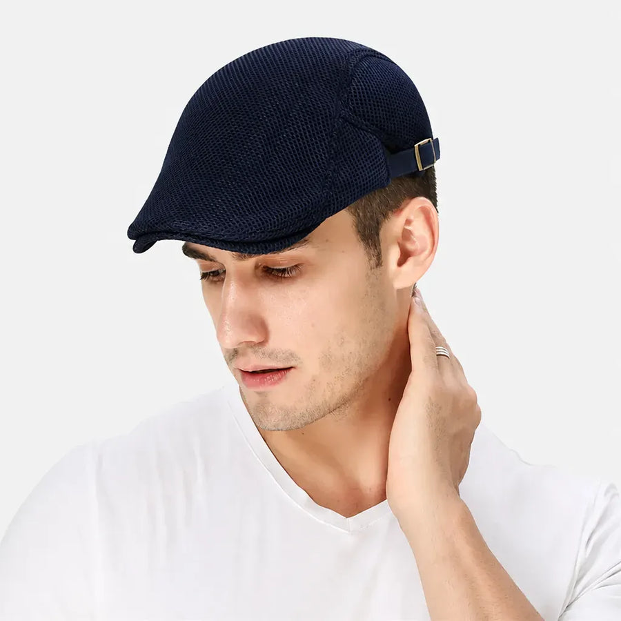 La boîte à chapeaux Casquette Homme Irlandaise - Maille Respirante pour l'Ete