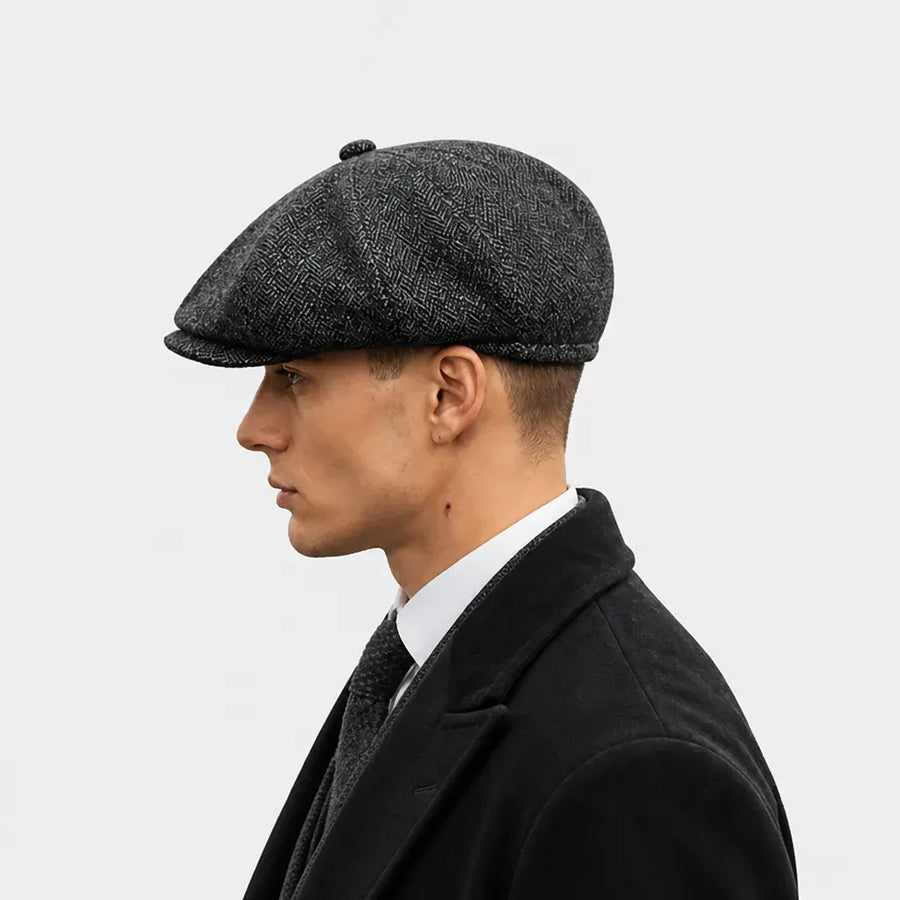 La boîte à chapeaux Casquette Irlandaise Authentique - Style Journal Shelby