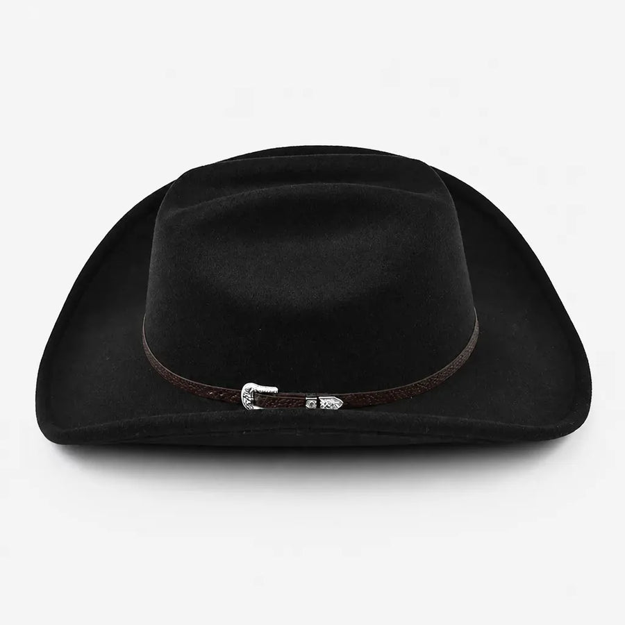 La boîte à chapeaux Chapeau Cowboy Western - Feutre a Large Bord Style Gentleman