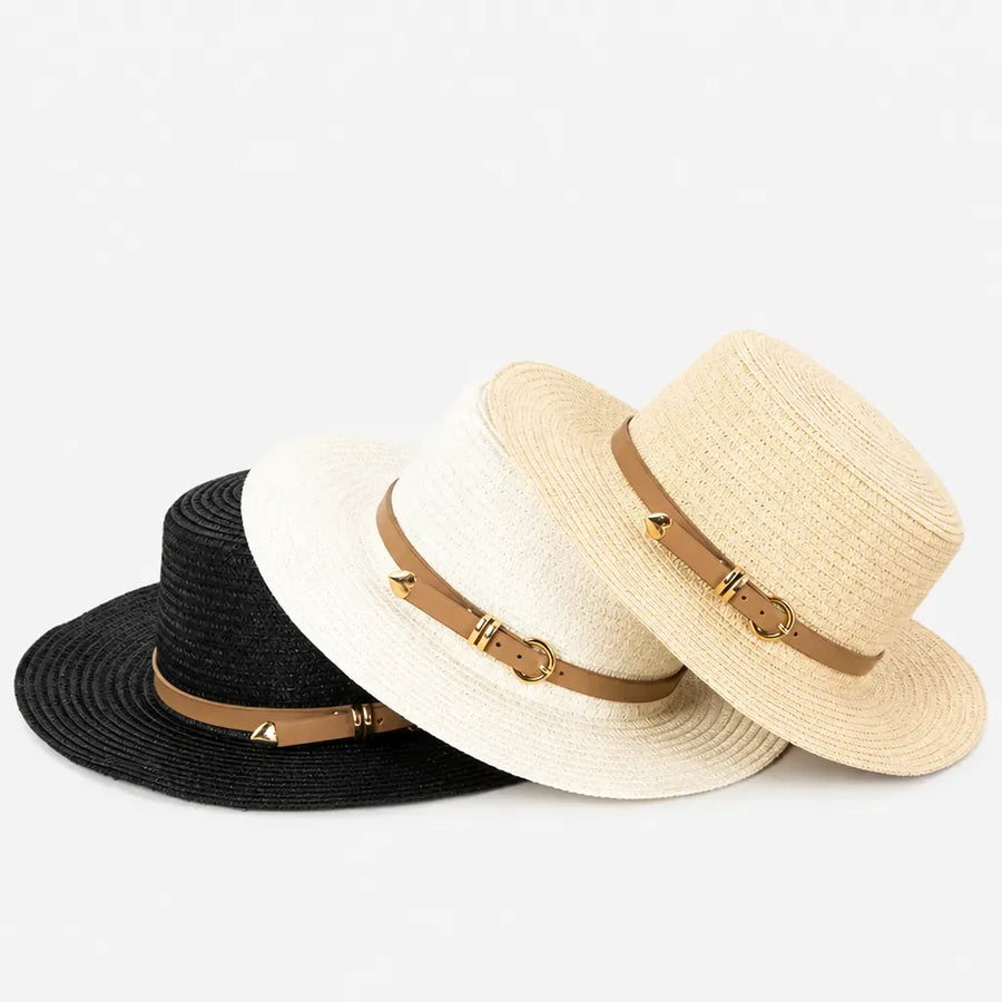 La boîte à chapeaux Chapeau de Paille Plage Femme - Pliable Style Vacances