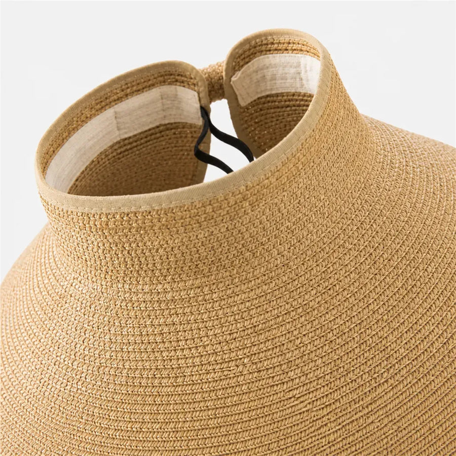 La boîte à chapeaux Chapeau Femme pour le Soleil - Paille Noeud Vacances