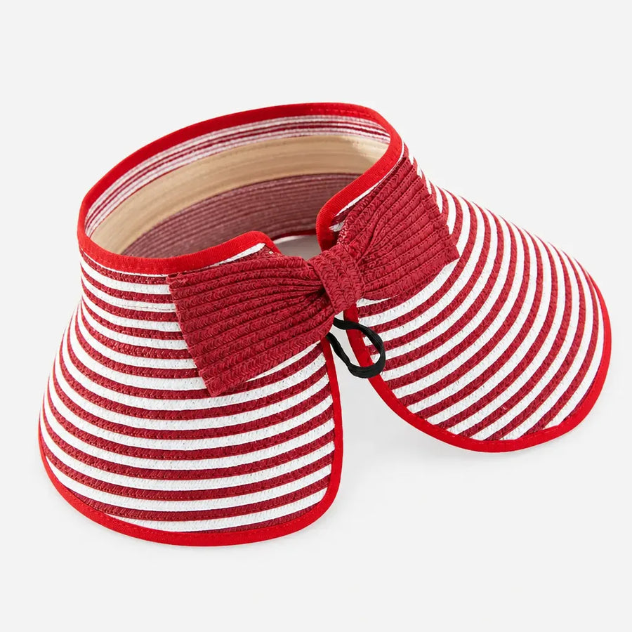 La boîte à chapeaux Chapeau Femme pour le Soleil - Paille Noeud Vacances