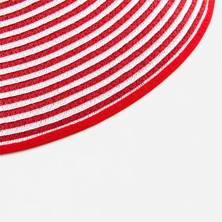 La boîte à chapeaux Chapeau Femme pour le Soleil - Paille Noeud Vacances
