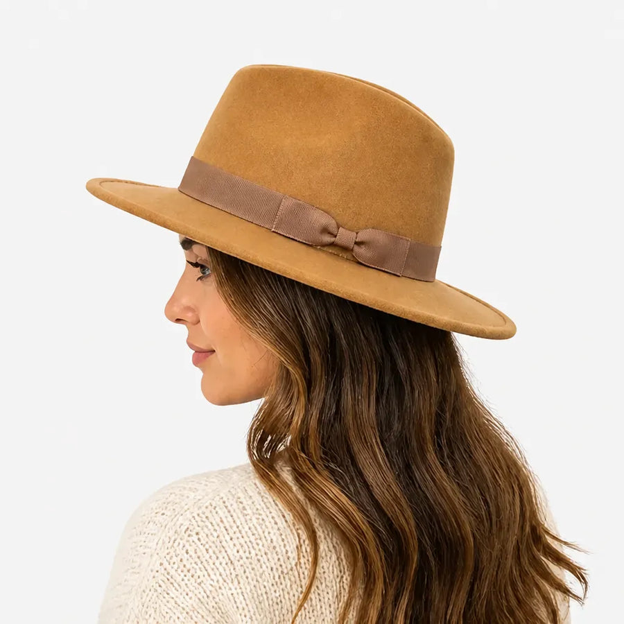 La boîte à chapeaux Chapeau Feutre pour Femme - Retro Elegant Mariage