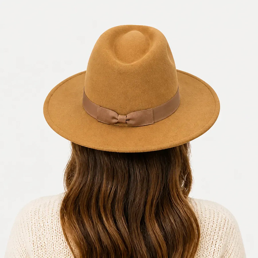 La boîte à chapeaux Chapeau Feutre pour Femme - Retro Elegant Mariage