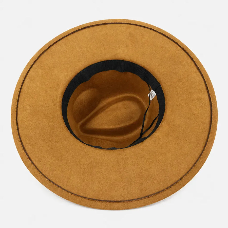 La boîte à chapeaux Chapeau Large Bord Femme - Fedora a Calotte en Forme de Coeur