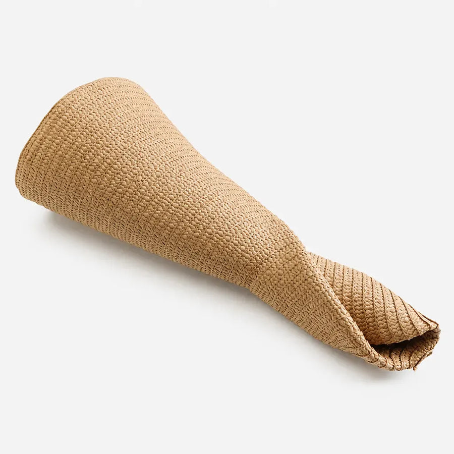 La boîte à chapeaux Chapeau Paille Pliable Femme - Grand Format 70cm pour Voyage