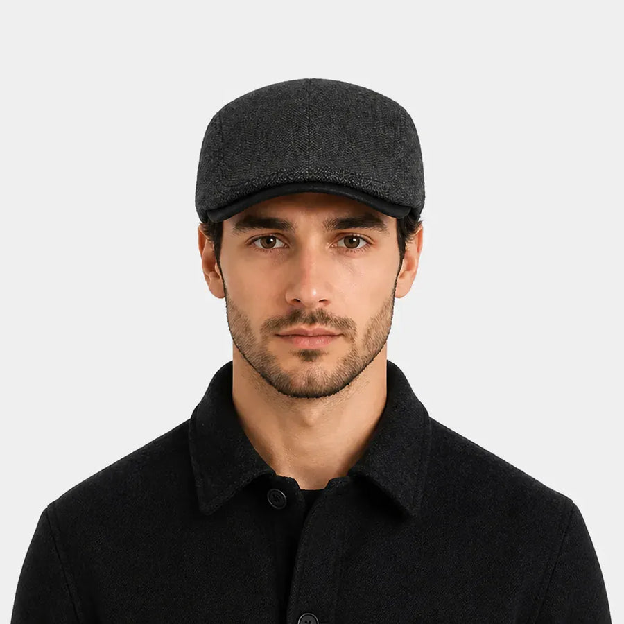 La boîte à chapeaux Gavroche Casquette Homme - Chevrons Rayures Grande Taille
