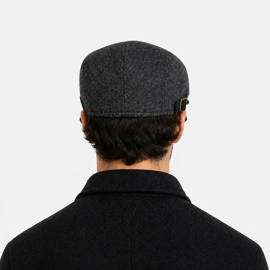 La boîte à chapeaux Gavroche Casquette Homme - Chevrons Rayures Grande Taille