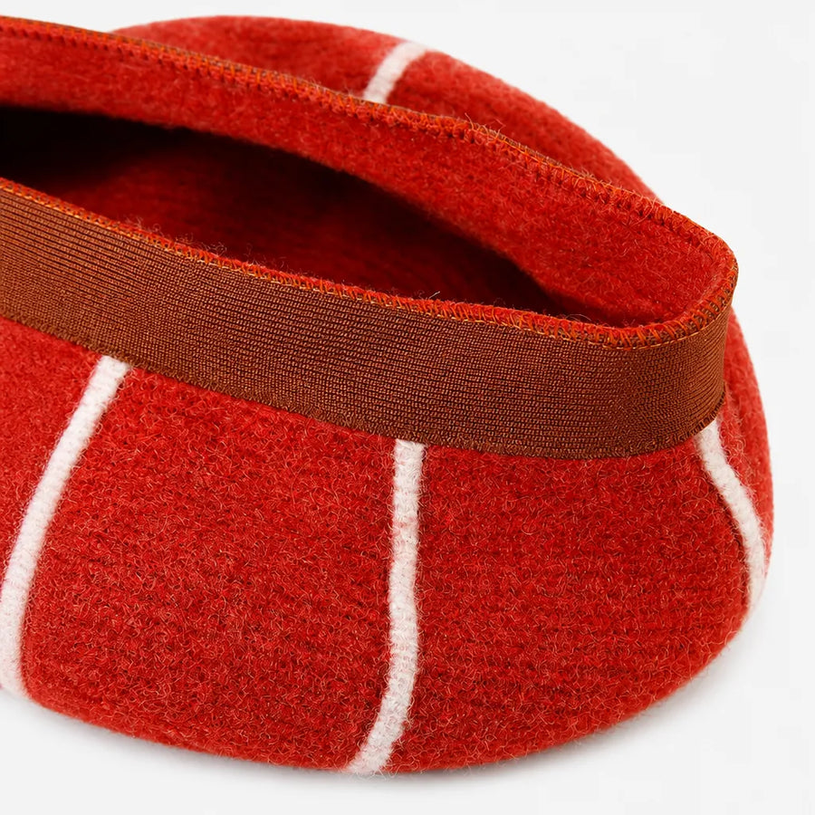 Bonnet Beret Femme Hiver - Motif Citrouille en Laine