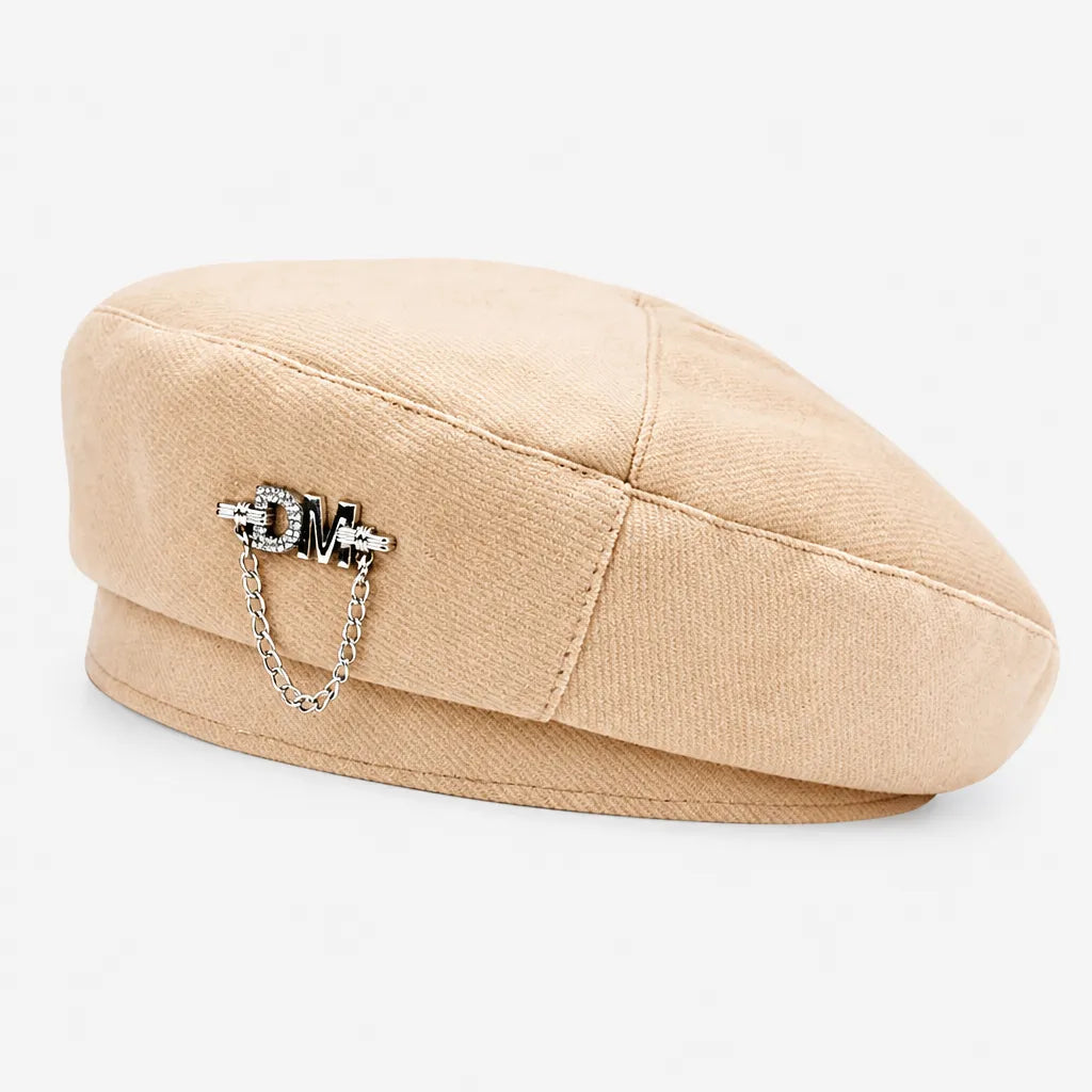 Grand Beret Femme - Style Coreen, Amincissant pour Visage