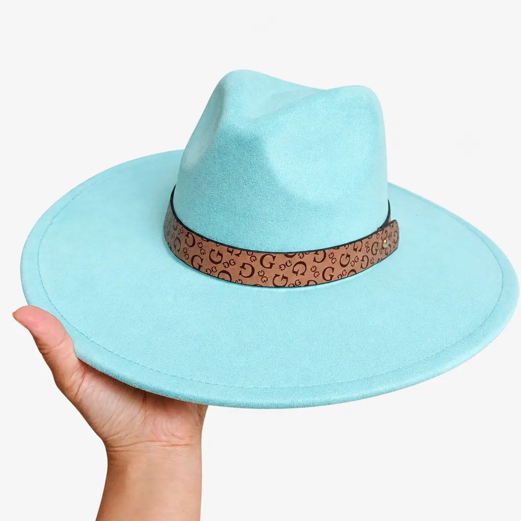Chapeau en Daim - Sommet en Coeur, Style Jazz Vegan