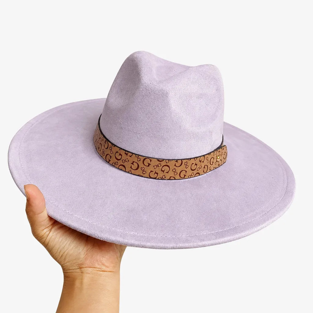 Chapeau en Daim - Sommet en Coeur, Style Jazz Vegan