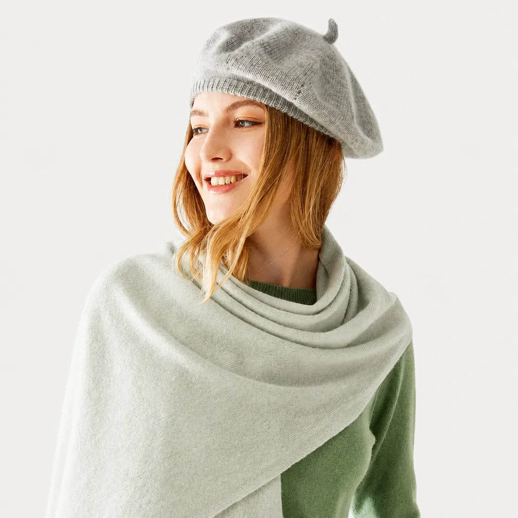 Bonnet Cachemire Femme - 100% Cachemire de Chevre en 5 Coloris