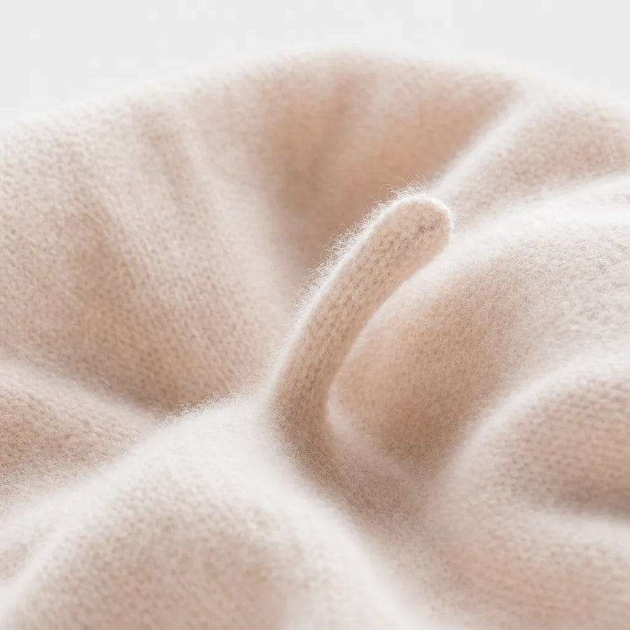 Bonnet Cachemire Femme - 100% Cachemire de Chevre en 5 Coloris