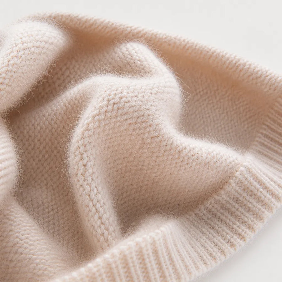 Bonnet Cachemire Femme - 100% Cachemire de Chevre en 5 Coloris