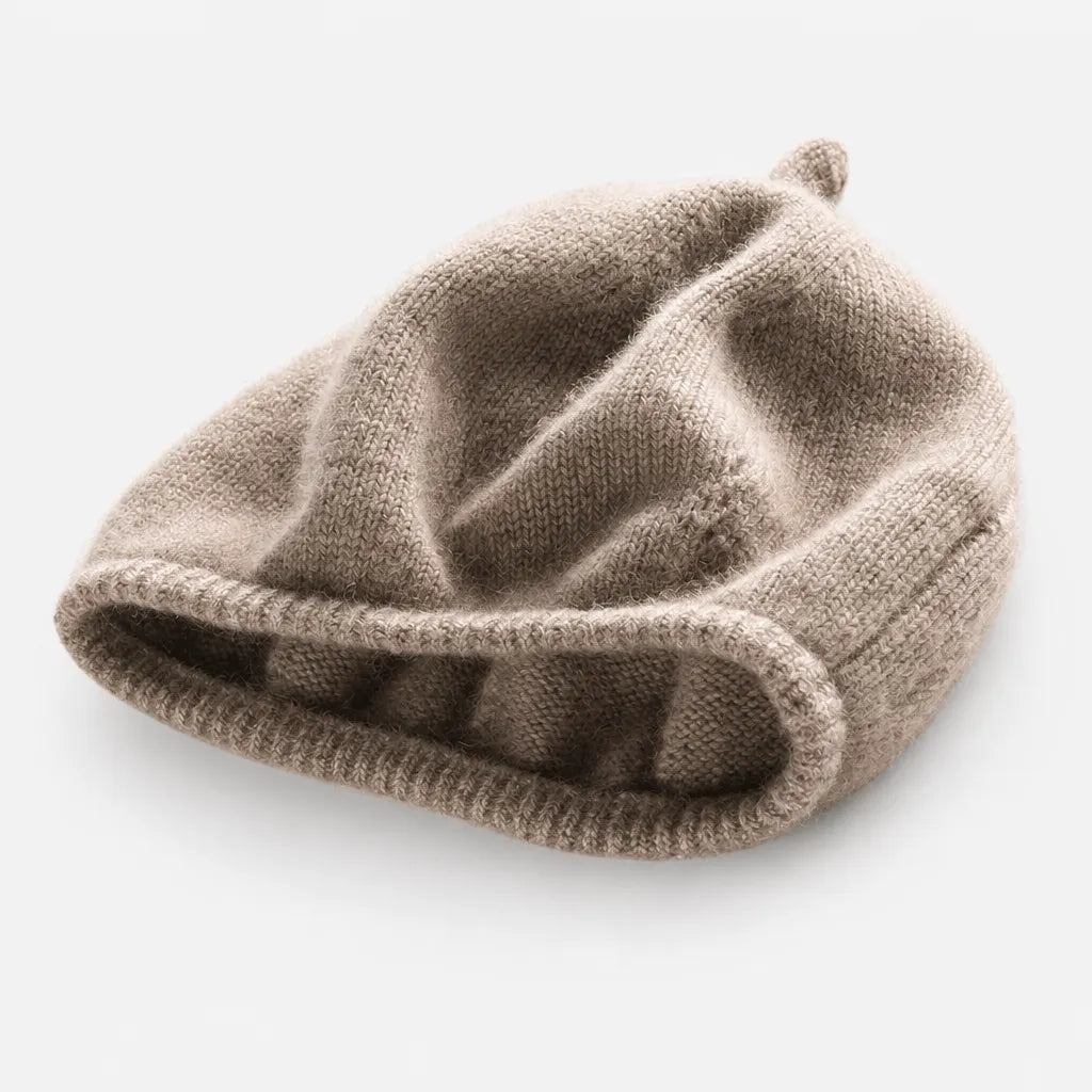 Bonnet Cachemire Femme - 100% Cachemire de Chevre en 5 Coloris