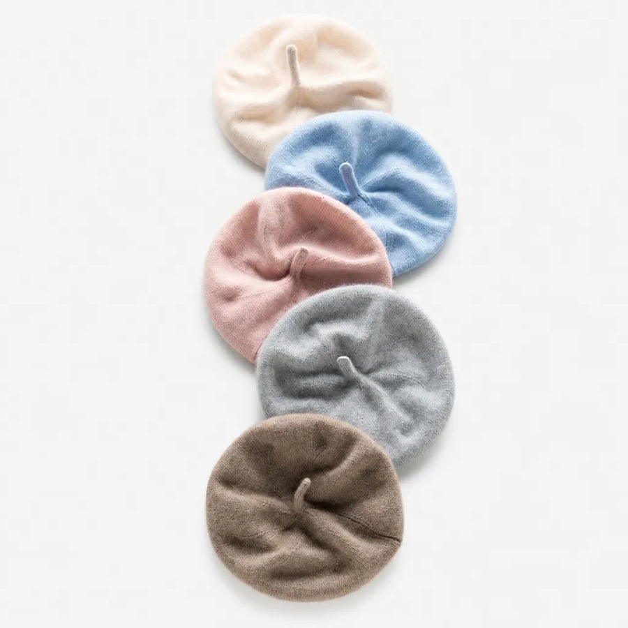 Bonnet Cachemire Femme - 100% Cachemire de Chevre en 5 Coloris
