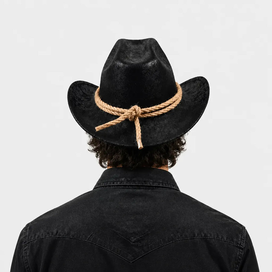 Chapeau Cowgirl - Bord Roule Vintage pour Voyage