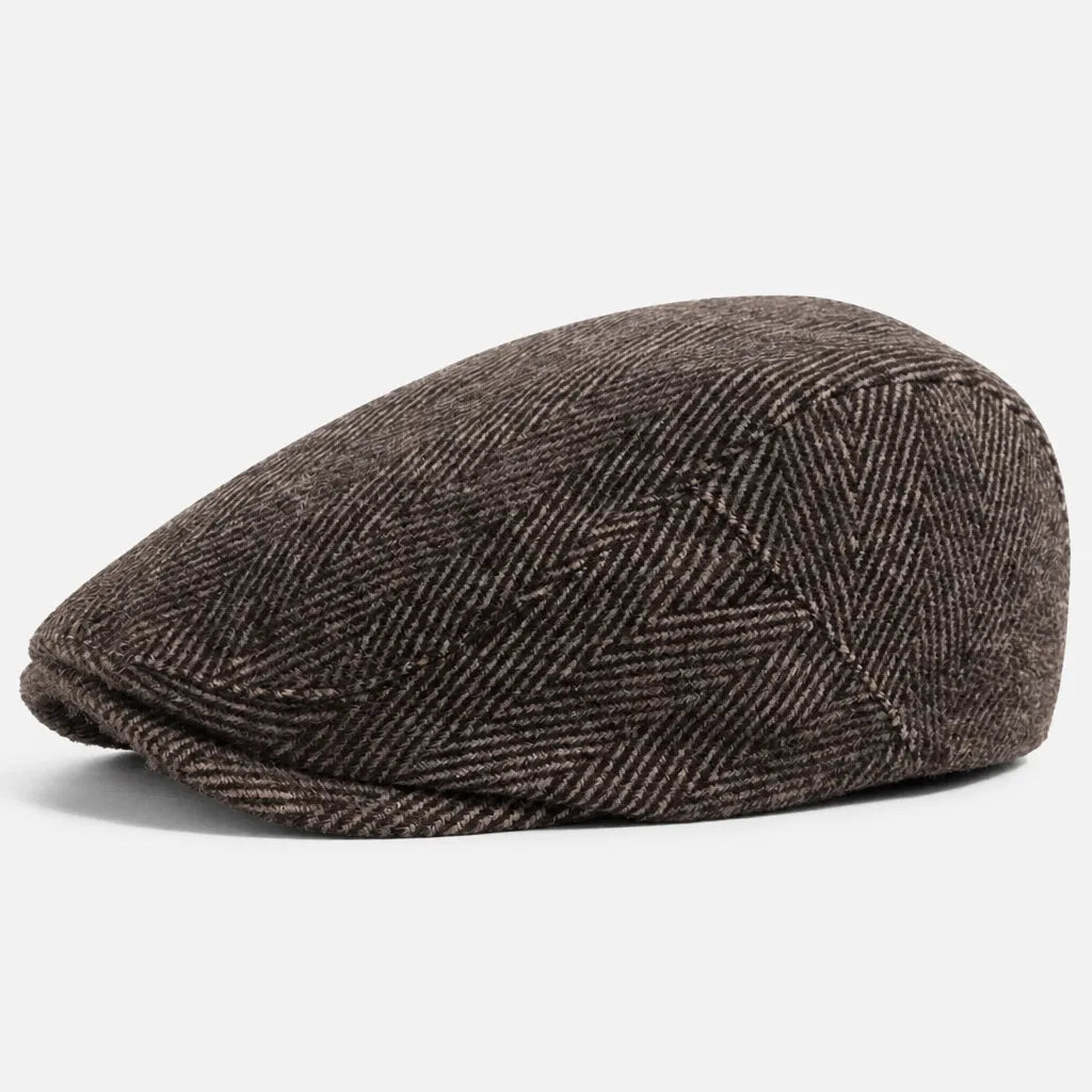 Beret Chevron - Grand Format Chaud pour Homme et Femme