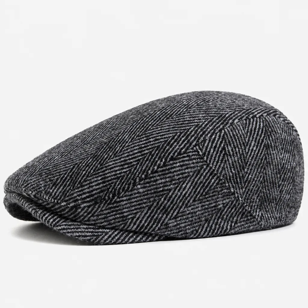 Beret Chevron - Grand Format Chaud pour Homme et Femme