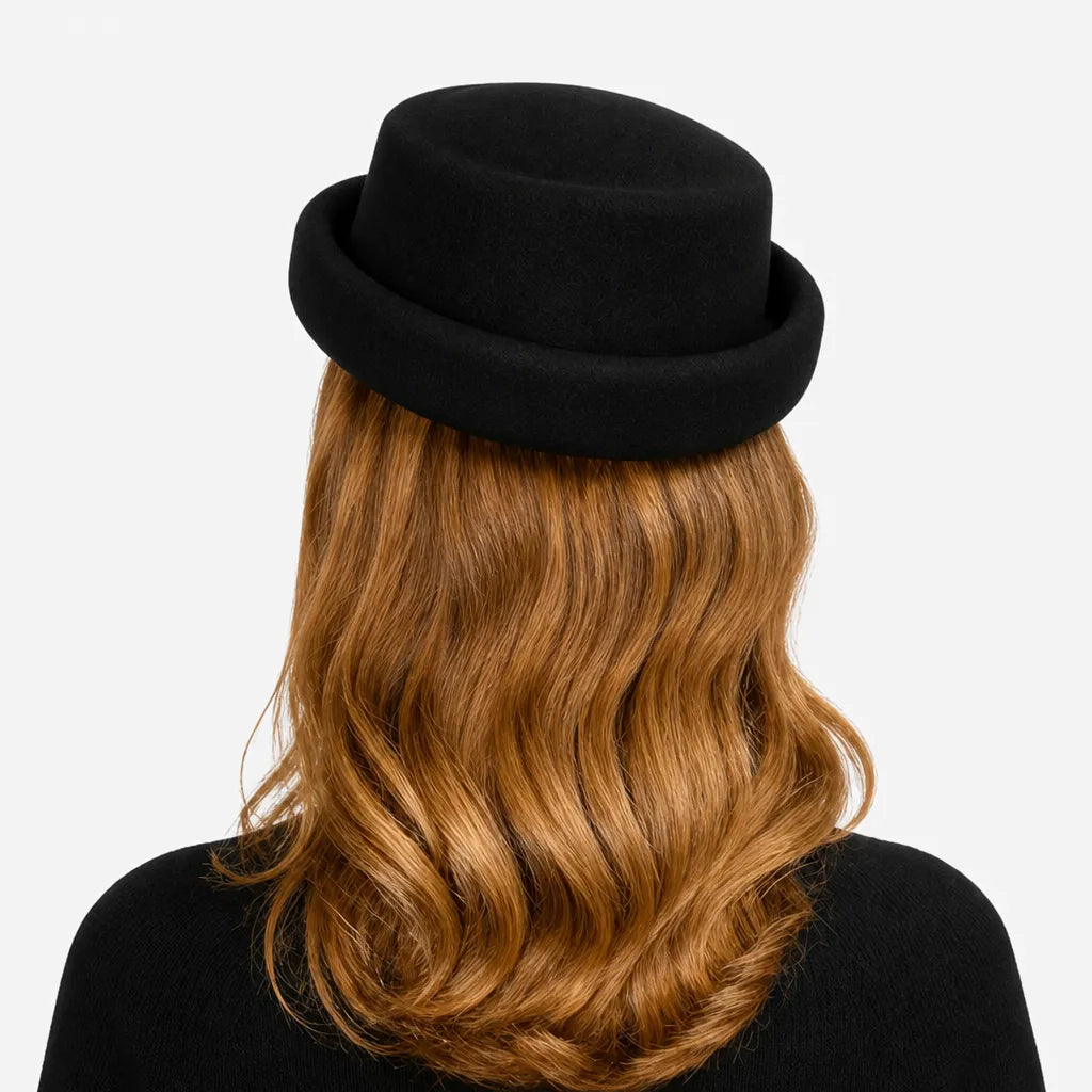 Chapeau Femme Mariage Chic - Laine Beret Fedora Elegant