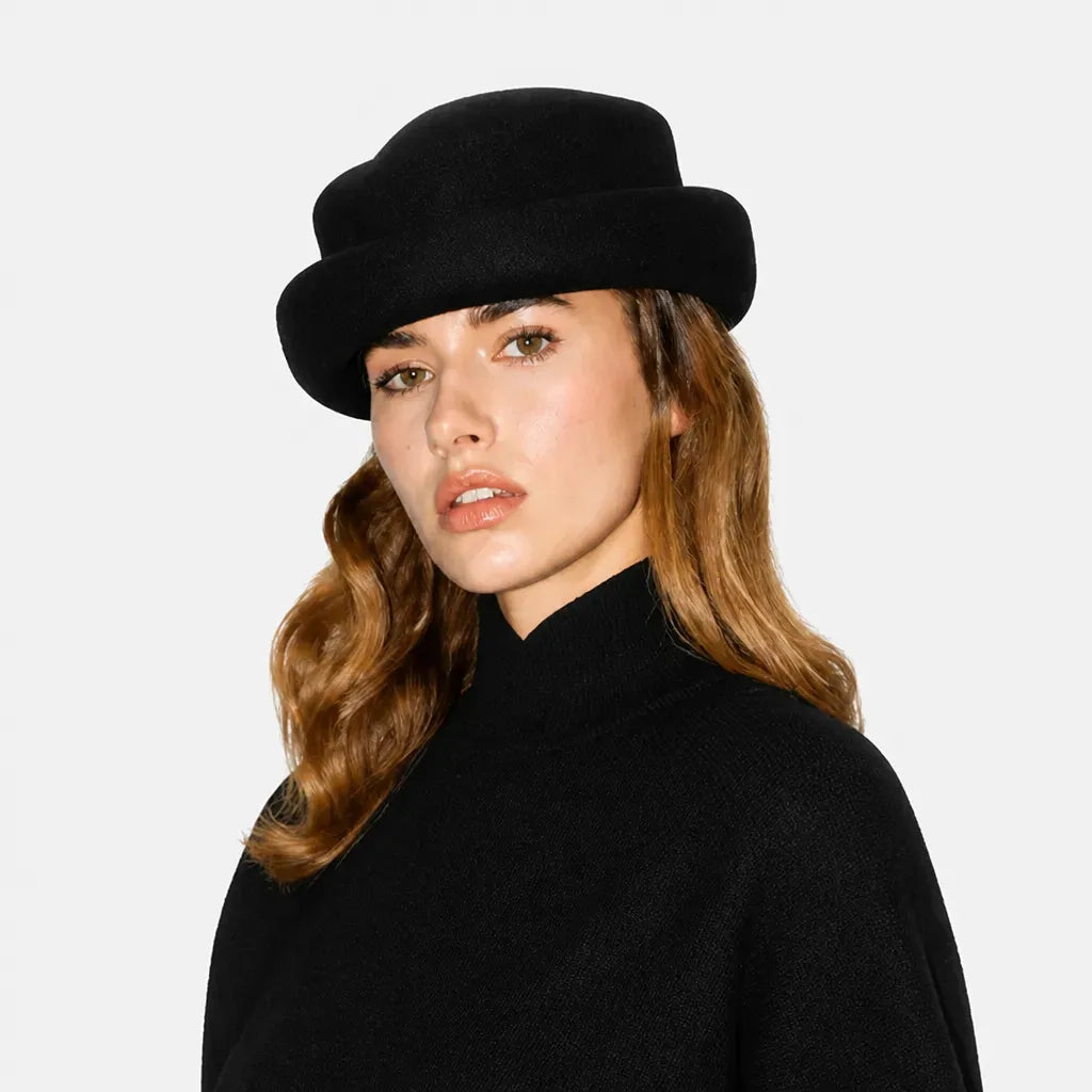 Chapeau Femme Mariage Chic - Laine Beret Fedora Elegant
