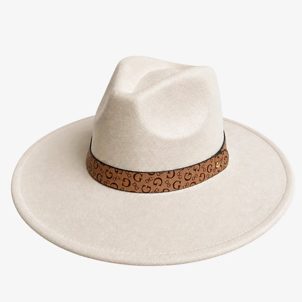 Chapeau en Daim - Sommet en Coeur, Style Jazz Vegan