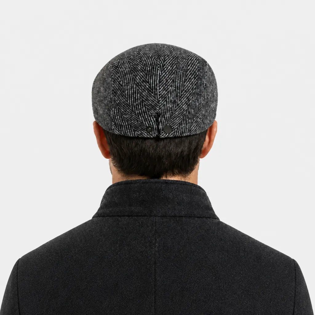 Beret Chevron - Grand Format Chaud pour Homme et Femme