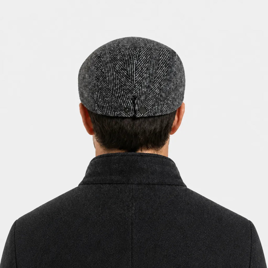 Beret Chevron - Grand Format Chaud pour Homme et Femme