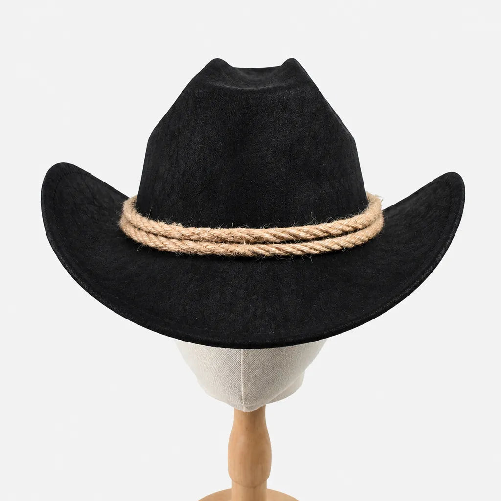 Chapeau Cowgirl - Bord Roule Vintage pour Voyage