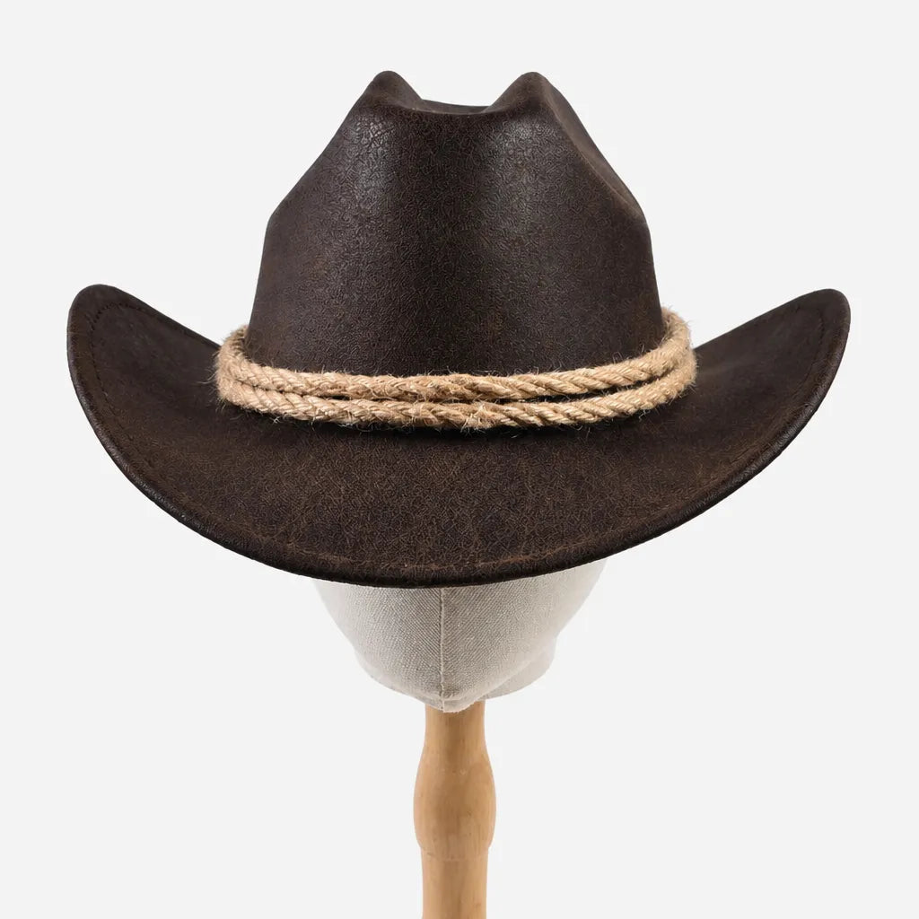 Chapeau Cowgirl - Bord Roule Vintage pour Voyage