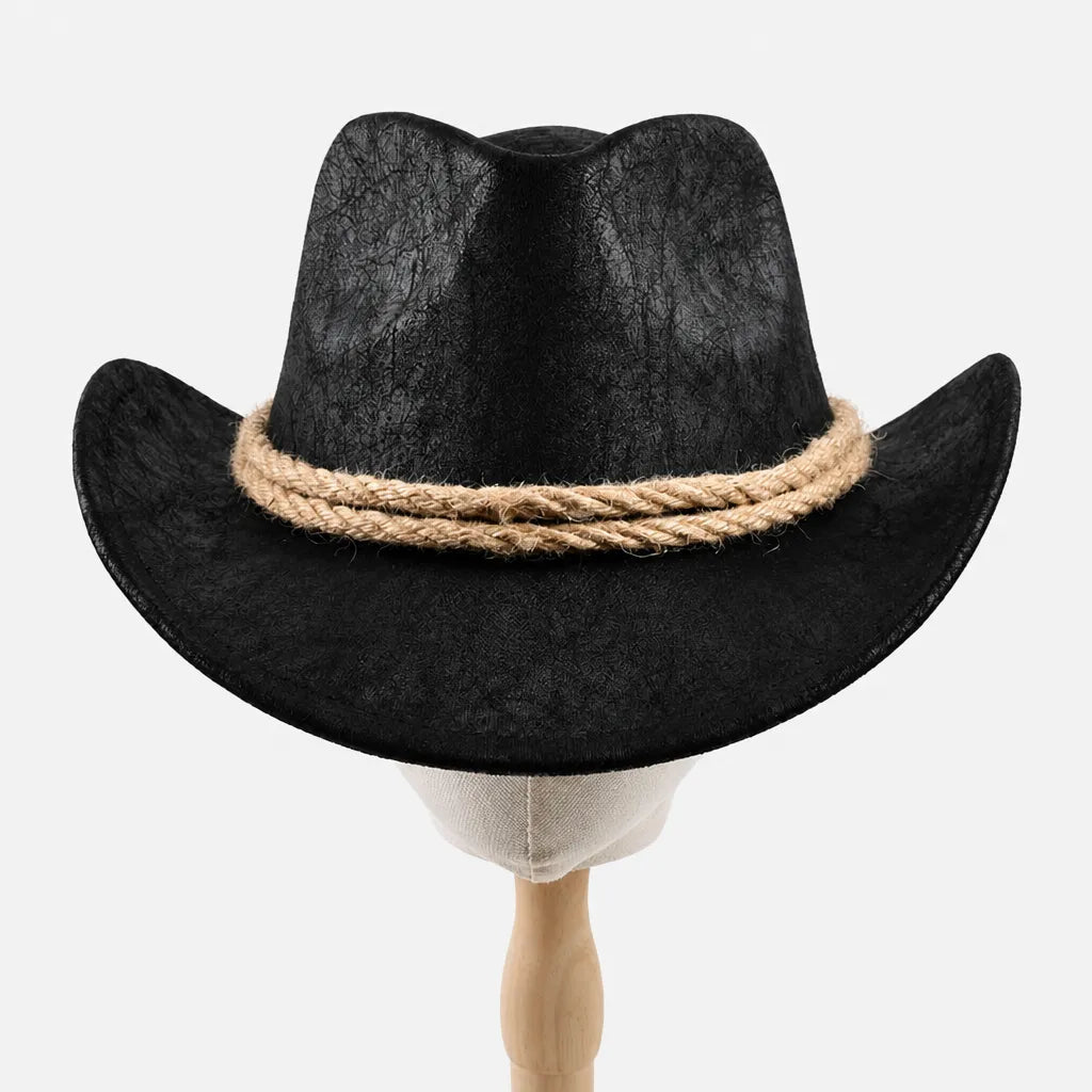Chapeau Cowgirl - Bord Roule Vintage pour Voyage