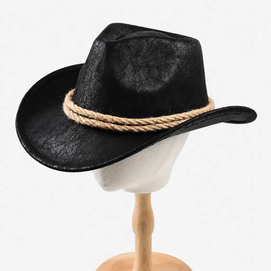 Chapeau Cowgirl - Bord Roule Vintage pour Voyage