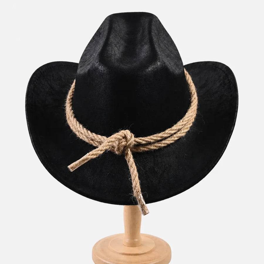 Chapeau Cowgirl - Bord Roule Vintage pour Voyage