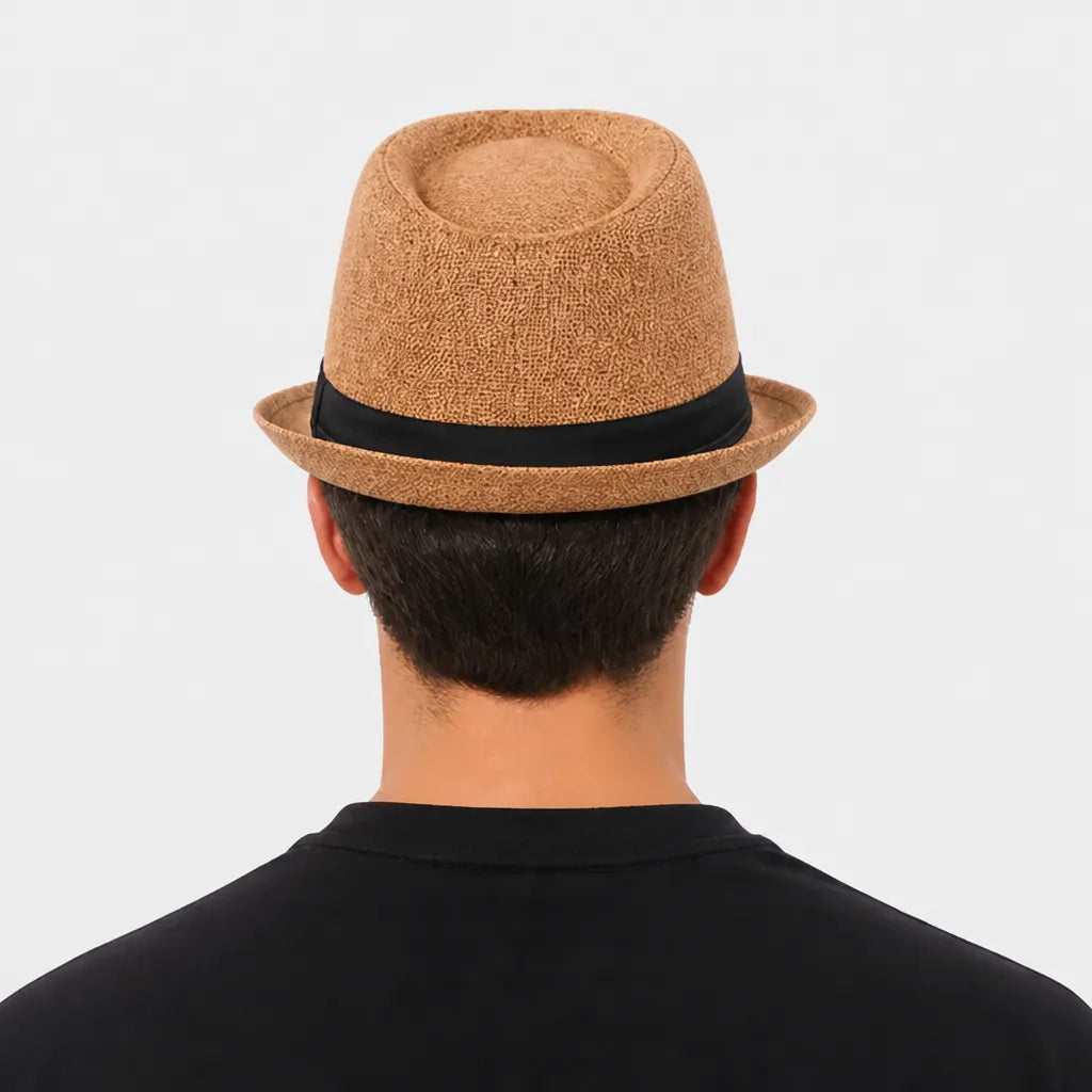 Chapeau Trilby Homme - Leger et Respirant Style Jazz Anglais