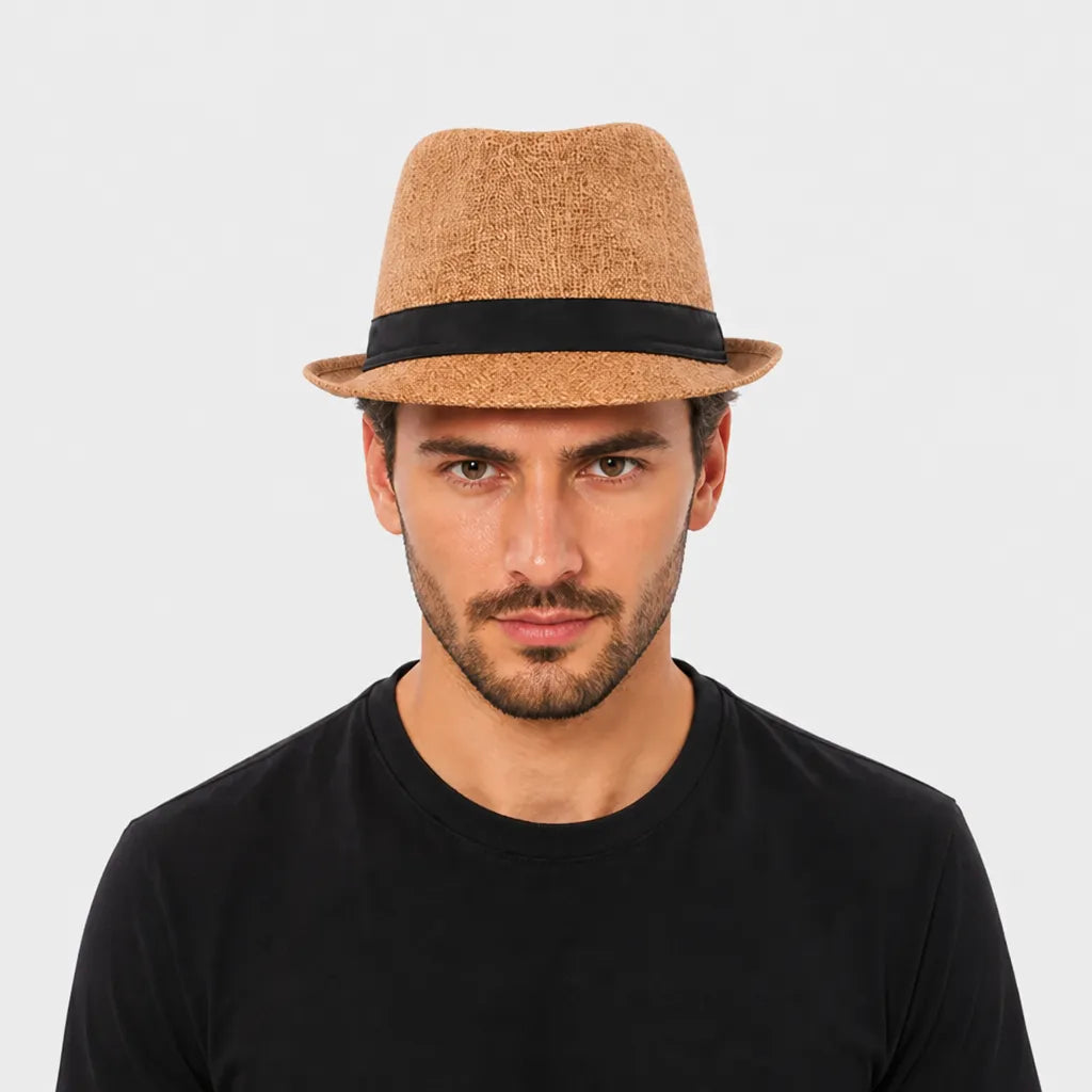 Chapeau Trilby Homme - Leger et Respirant Style Jazz Anglais