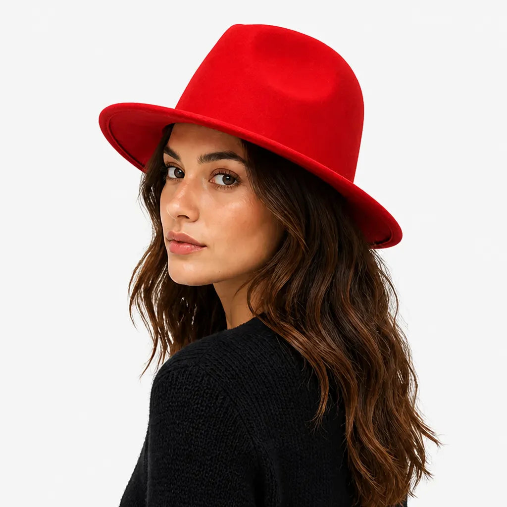 Chapeau Fedora Femme - Elegant pour Mariage et Soiree
