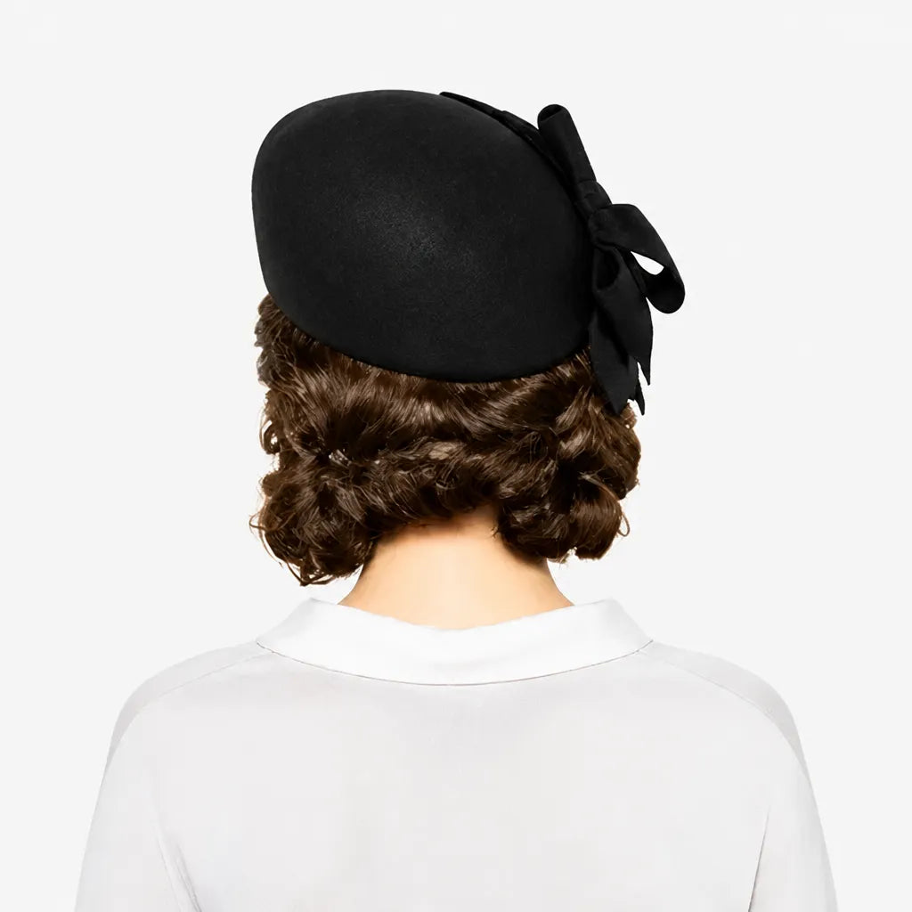 Chapeau Femme pour Mariage - Feutre Noeud Coreen