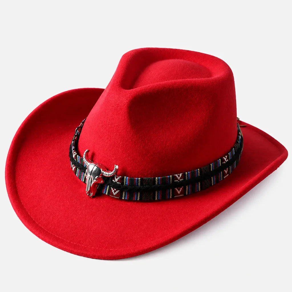 Chapeau Stetson Western - Feutre Large Bord Uni