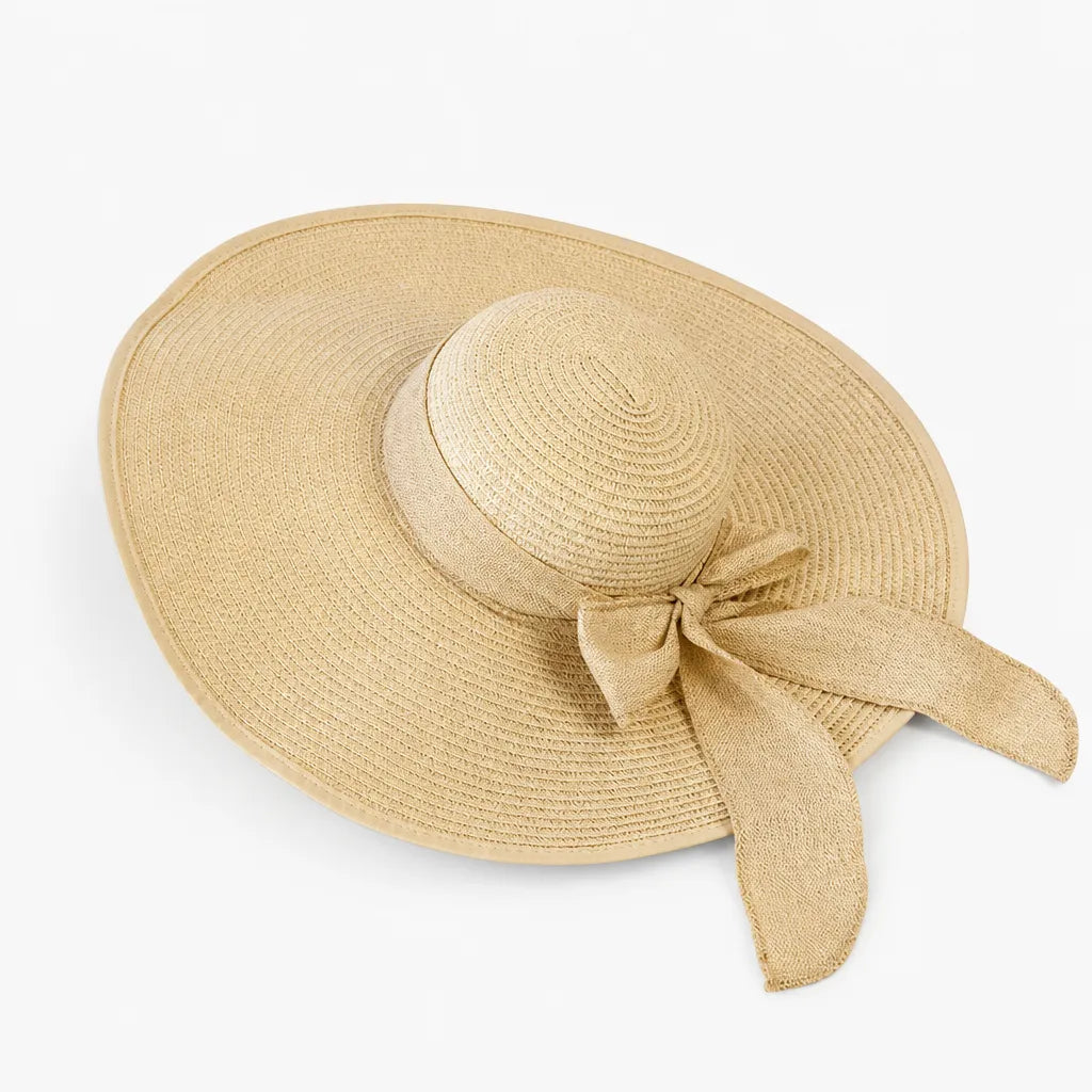 Chapeau de Soleil pour Femme - Paille Floppy Panama Plage