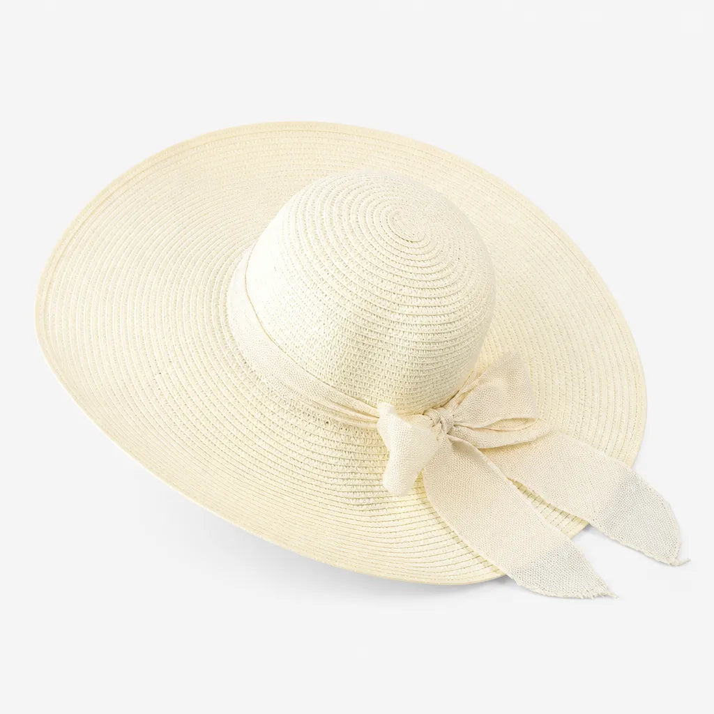 Chapeau de Soleil pour Femme - Paille Floppy Panama Plage