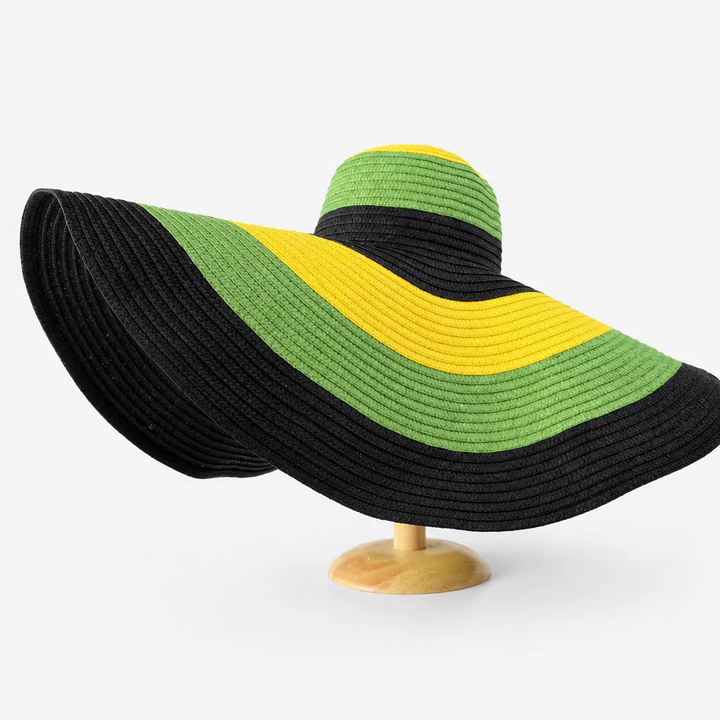 Chapeau Paille Pliable Femme - Grand Format 70cm pour Voyage