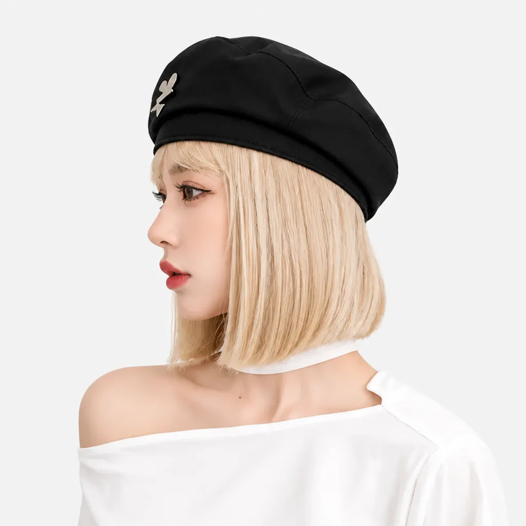 Grand Beret Femme - Style Coreen, Amincissant pour Visage